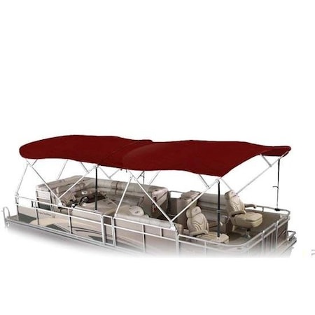 Eevelle Summerset Premium Bimini Top Kit w/ Hardware and Frame - Height 54in SS-544B103DBL-BRG